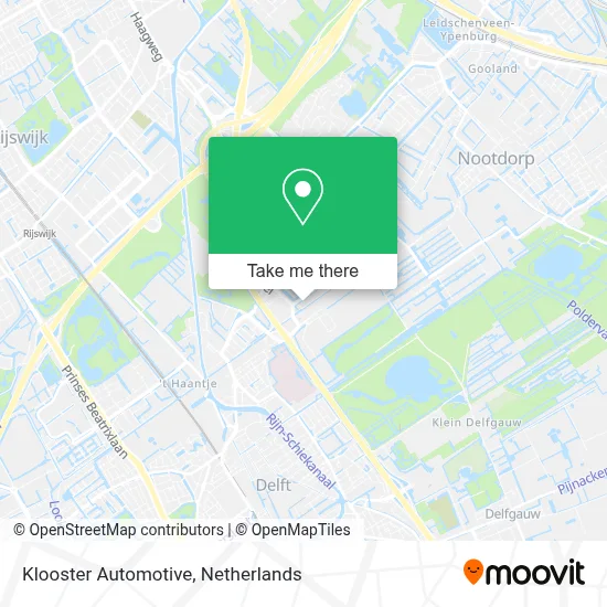 Klooster Automotive map
