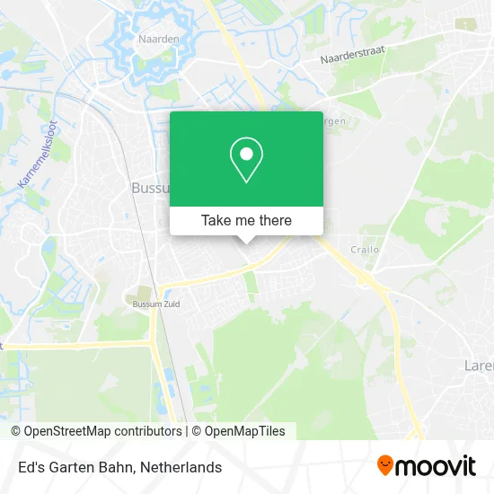 Ed's Garten Bahn map