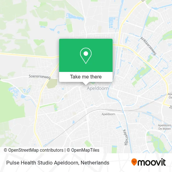 Pulse Health Studio Apeldoorn map