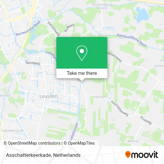 Asschatterkeerkade map