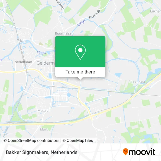 Bakker Signmakers map