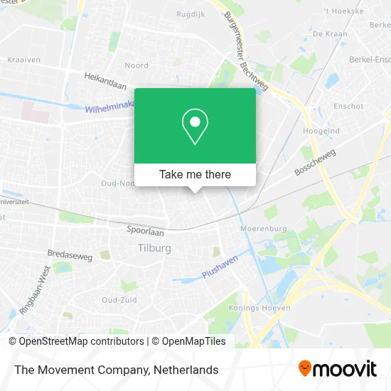 The Movement Company map