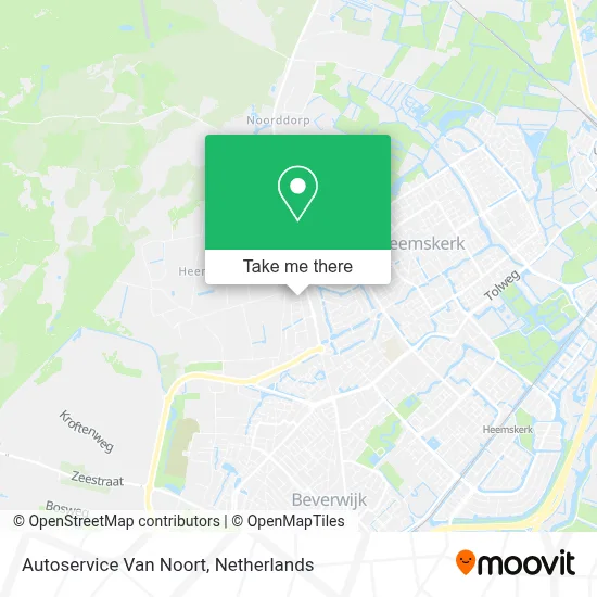 Autoservice Van Noort map