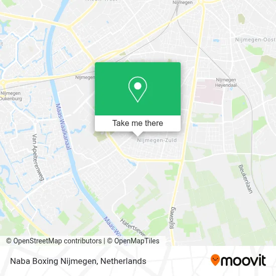 Naba Boxing Nijmegen map