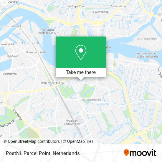 Postnl Pakketpunt map