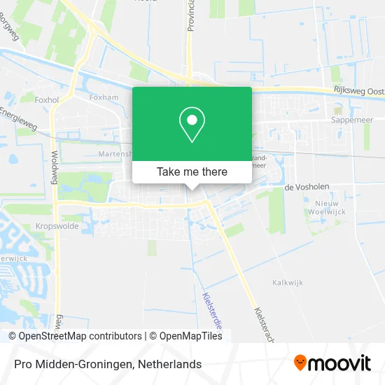 Pro Midden-Groningen map