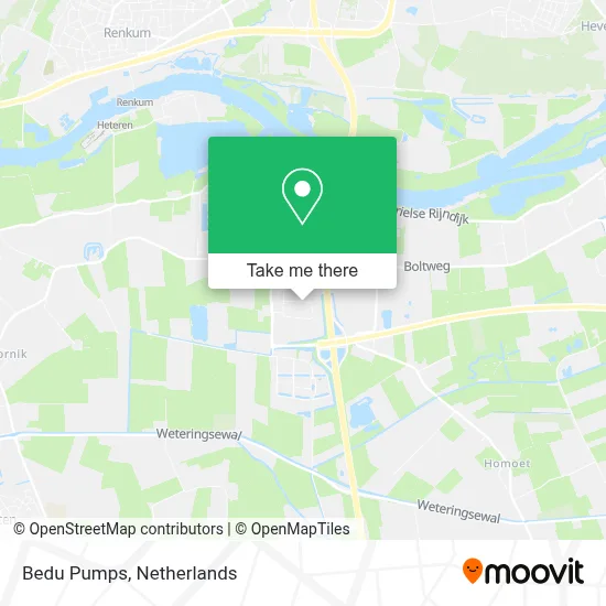 Bedu Pumps map