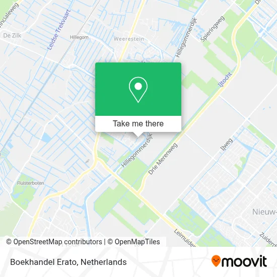 Boekhandel Erato map