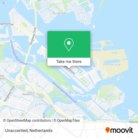 Unaccented map