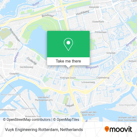 Vuyk Engineering Rotterdam map