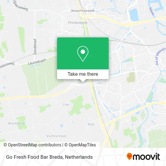 Go Fresh Food Bar Breda map
