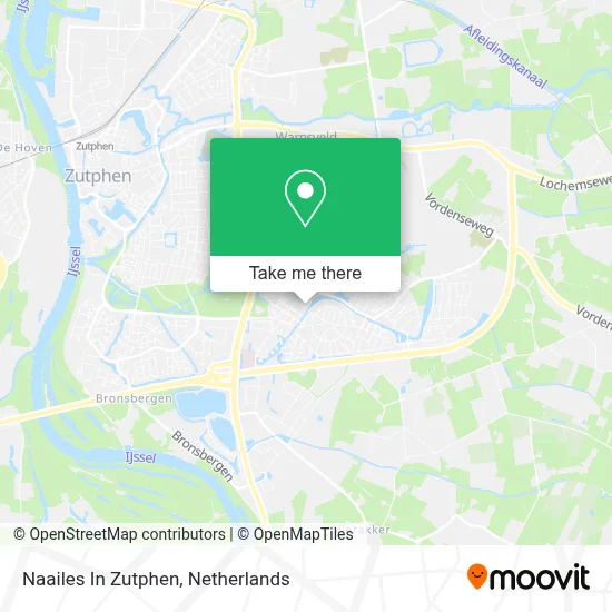Naailes In Zutphen map