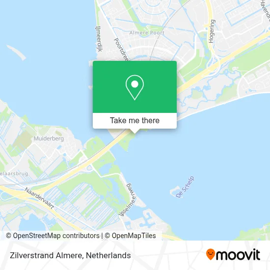 Zilverstrand Almere map