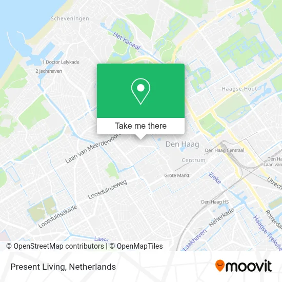 Present Living map