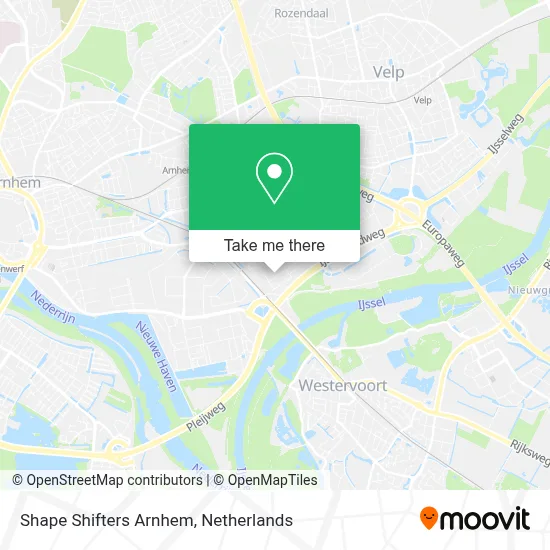 Shape Shifters Arnhem map