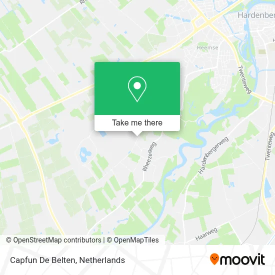 Capfun De Belten map