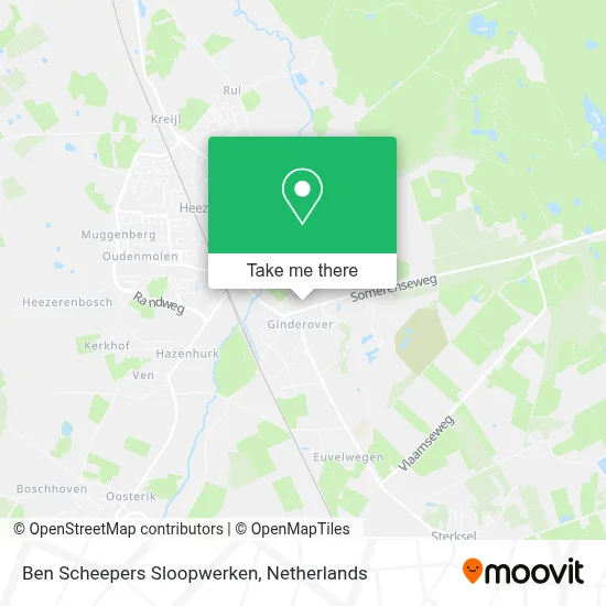 Ben Scheepers Sloopwerken map