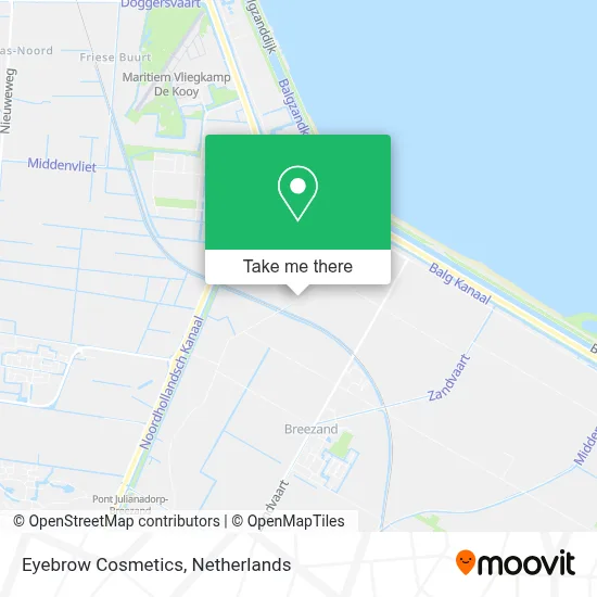 Eyebrow Cosmetics map