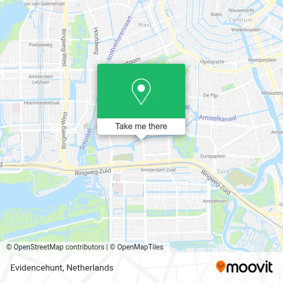 Evidencehunt map