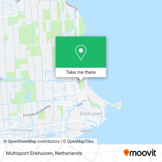 Multisport Enkhuizen map