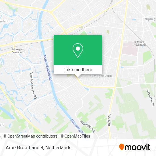 Arbe Groothandel map
