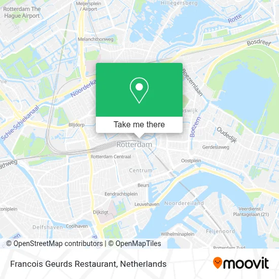 Francois Geurds Restaurant map