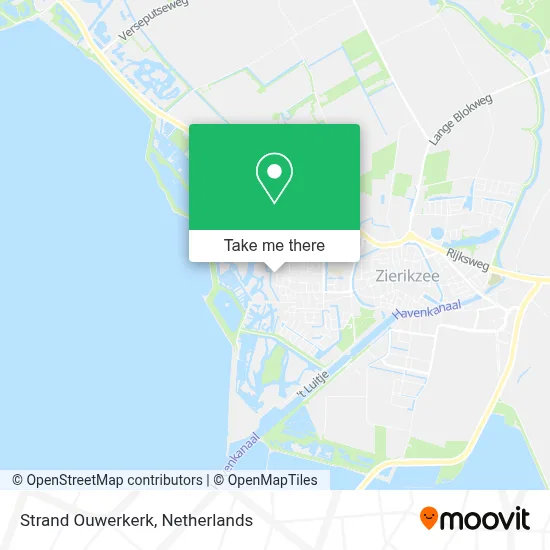 Strand Ouwerkerk map