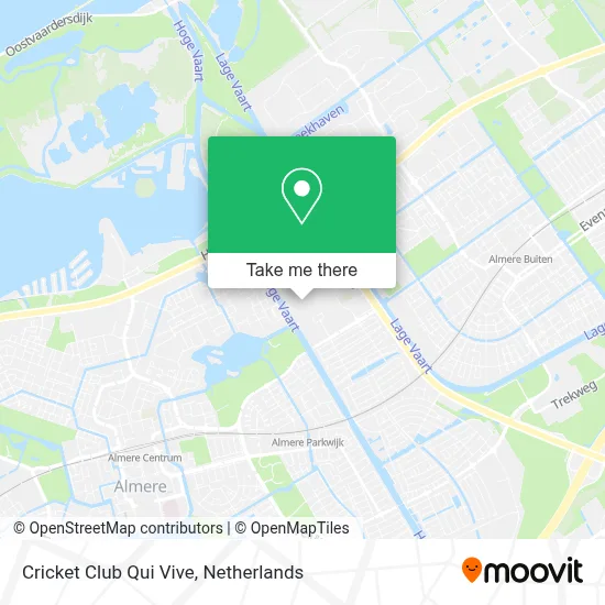 Cricket Club Qui Vive map