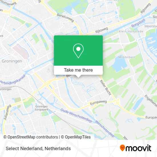 Select Nederland map