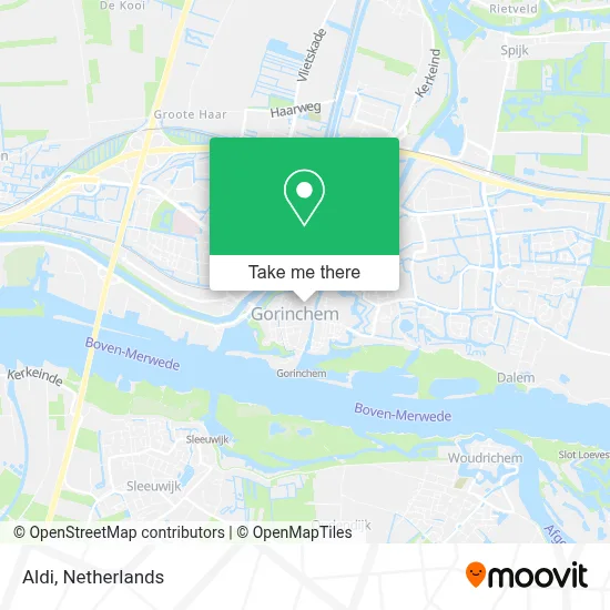 Aldi map