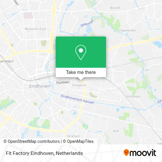 Fit Factory Eindhoven map