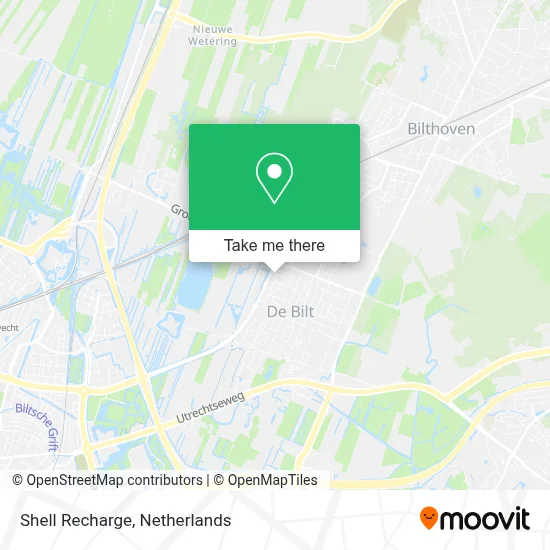 Shell Recharge map