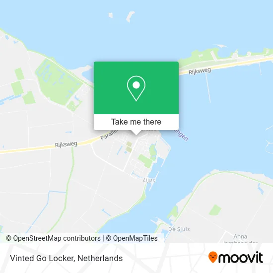 Vinted Go Locker map