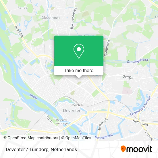 Deventer / Tuindorp map