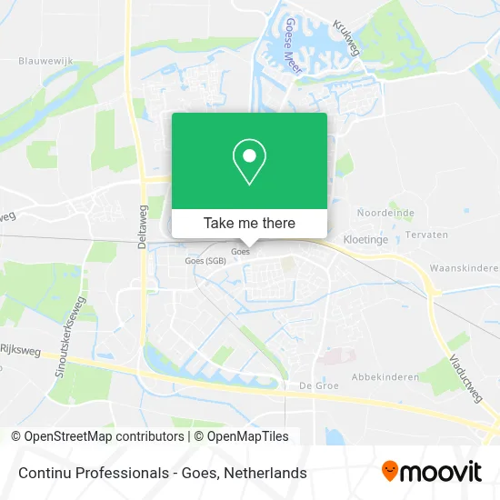 Continu Professionals - Goes Karte