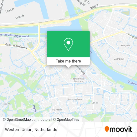 Western Union map