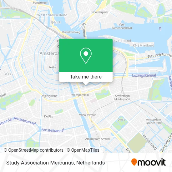 Study Association Mercurius map