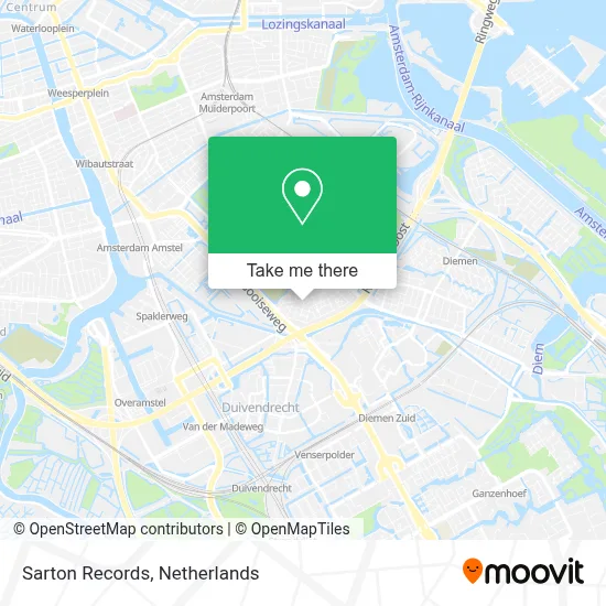 Sarton Records map