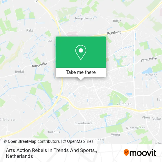 Arts  Action Rebels In Trends And Sports. Karte