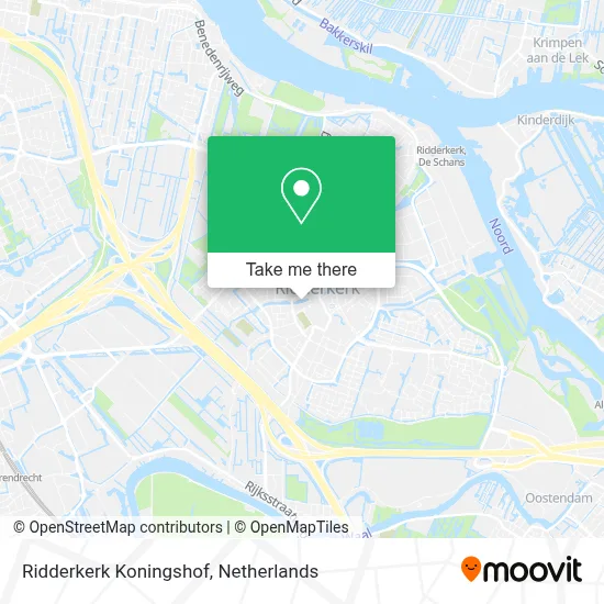 Ridderkerk Koningshof map
