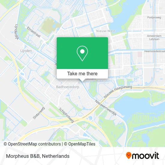 Morpheus B&B map