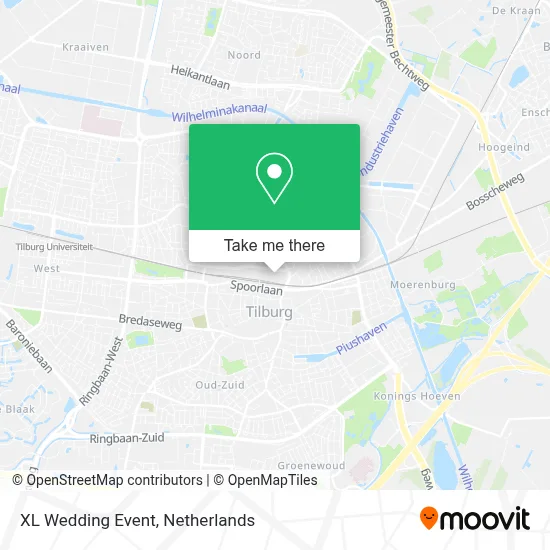 XL Wedding Event map
