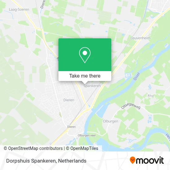 Dorpshuis Spankeren map