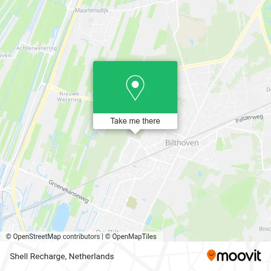 Shell Recharge map