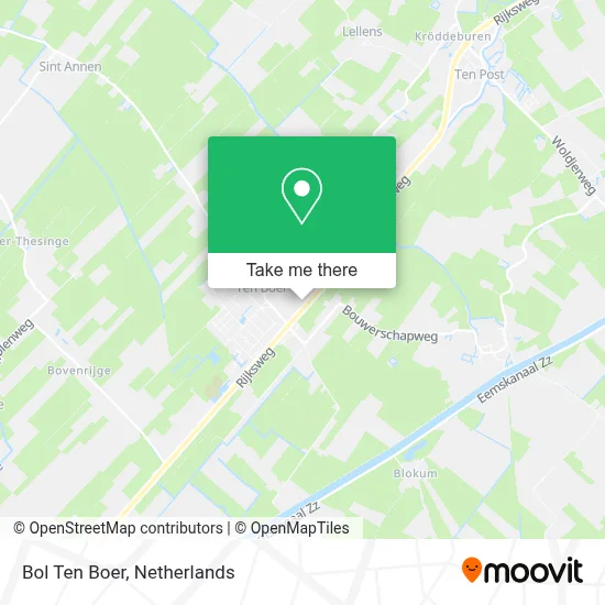 Bol Ten Boer map