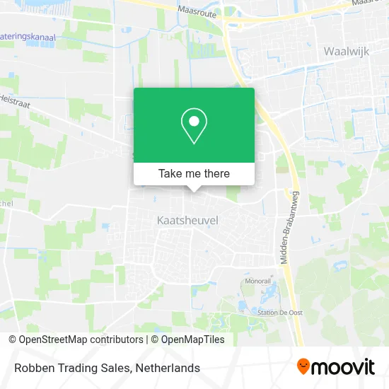 Robben Trading Sales map