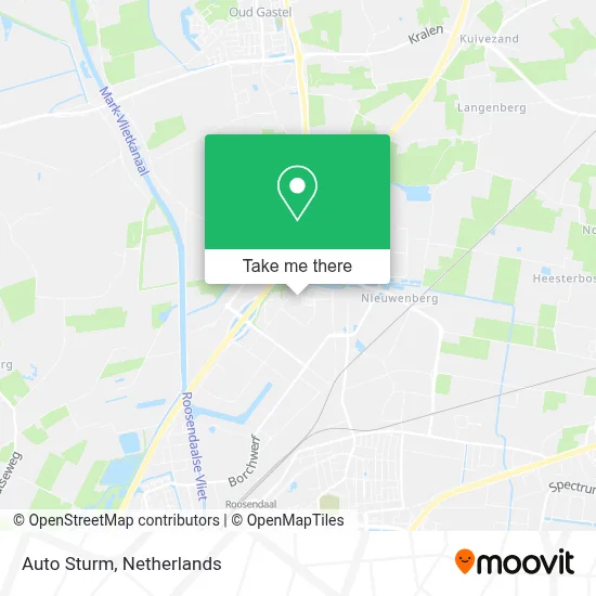 Auto Sturm Karte