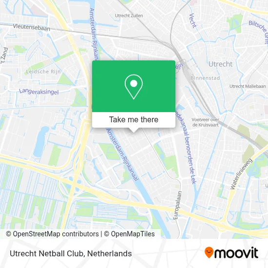 Utrecht Netball Club map