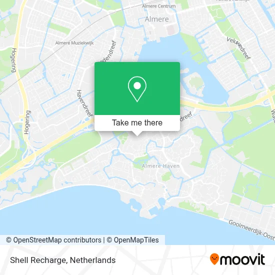 Shell Recharge map