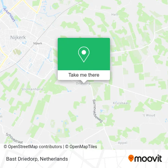 Bast Driedorp map